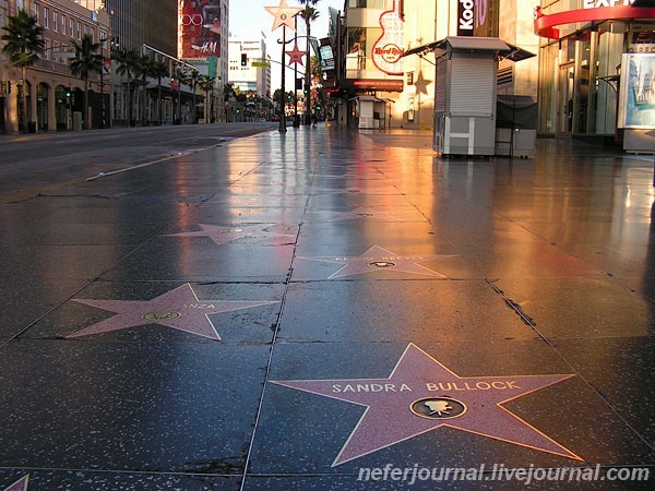 USA. Los Angeles. Hollywood Walk of Fame.