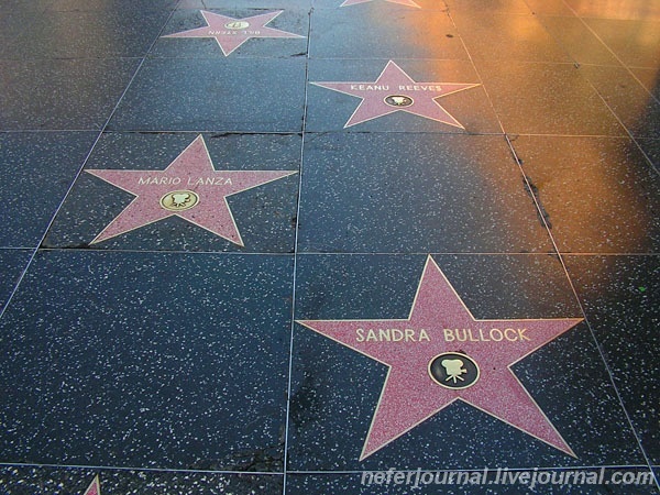 USA. Los Angeles. Hollywood Walk of Fame.