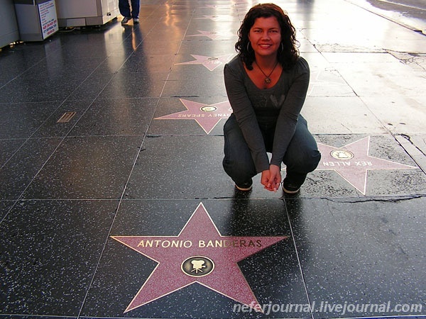 USA. Los Angeles. Hollywood Walk of Fame.