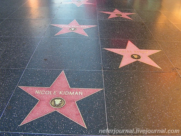 USA. Los Angeles. Hollywood Walk of Fame.