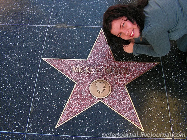 USA. Los Angeles. Hollywood Walk of Fame.