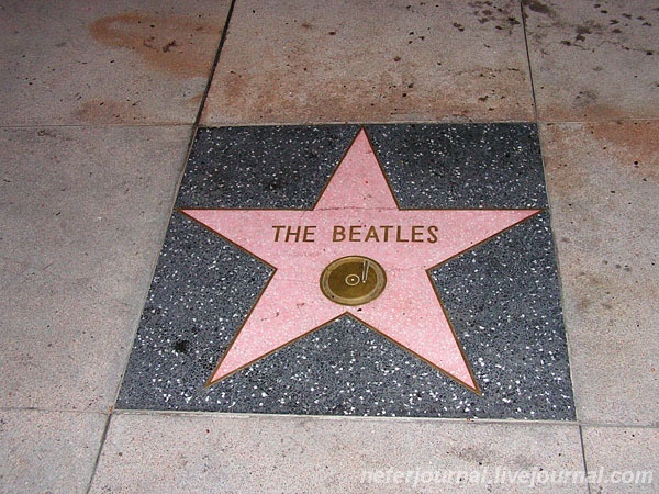 USA. Los Angeles. Hollywood Walk of Fame.