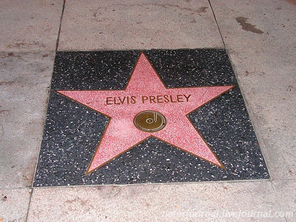 USA. Los Angeles. Hollywood Walk of Fame.