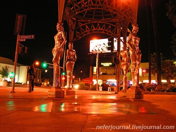 USA. Los Angeles. Hollywood Walk of Fame.