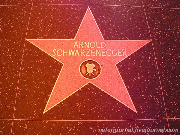 USA. Los Angeles. Hollywood Walk of Fame.