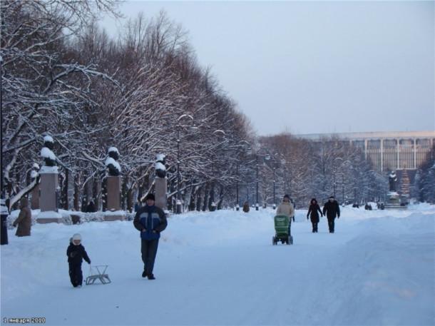 Прогулка в первый день Нового года