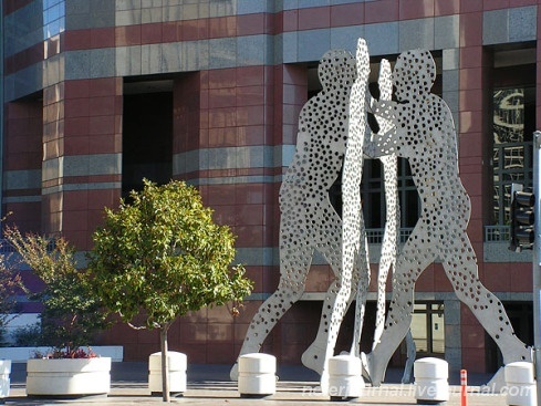 Los Angeles. Union Station. Olvera street. Molecule man.