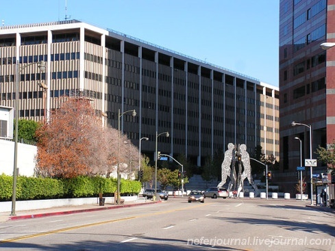 Los Angeles. Union Station. Olvera street. Molecule man.