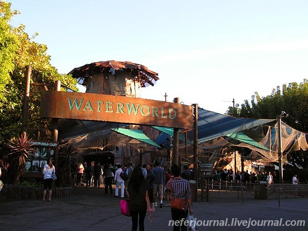 Los Angeles. Universal Studios Hollywood. Backdraft, Water World. Universal Citywalk.