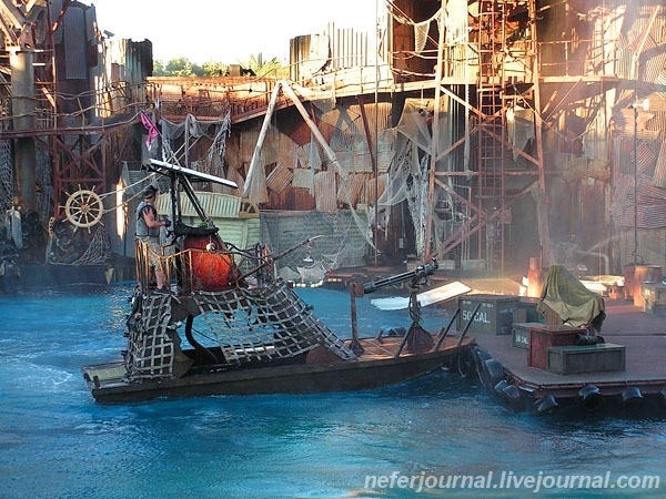 Los Angeles. Universal Studios Hollywood. Backdraft, Water World. Universal Citywalk.