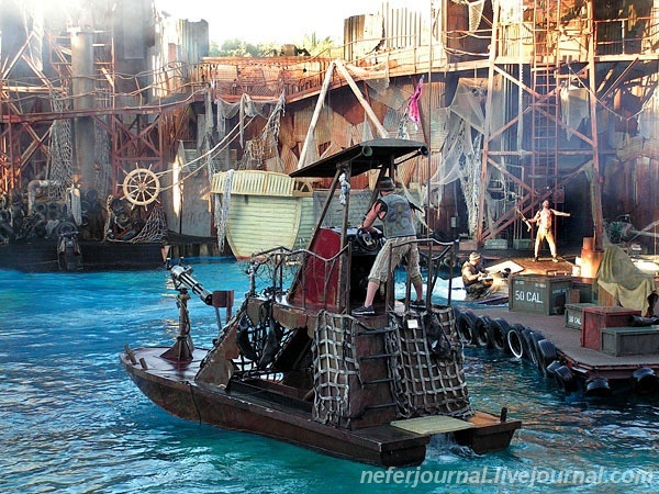 Los Angeles. Universal Studios Hollywood. Backdraft, Water World. Universal Citywalk.