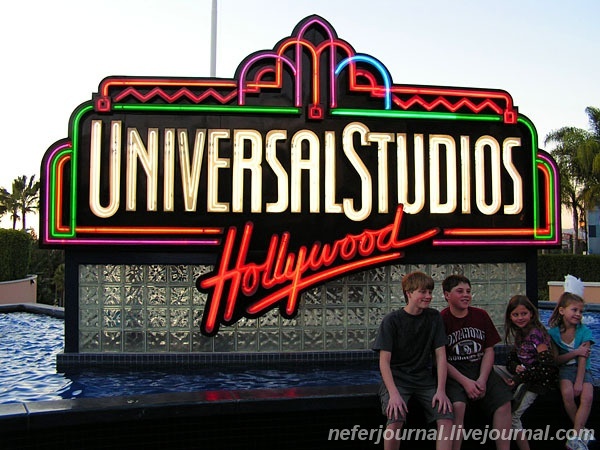 Los Angeles. Universal Studios Hollywood. Backdraft, Water World. Universal Citywalk.