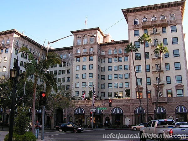 Los Angeles. Regent Beverly Wilshire Hotel. Rodeo Drive.