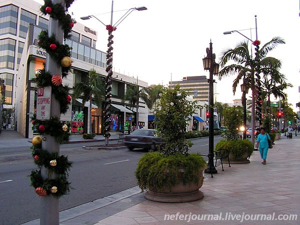 Los Angeles. Regent Beverly Wilshire Hotel. Rodeo Drive.