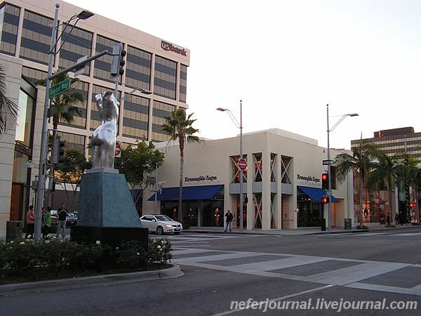 Los Angeles. Regent Beverly Wilshire Hotel. Rodeo Drive.