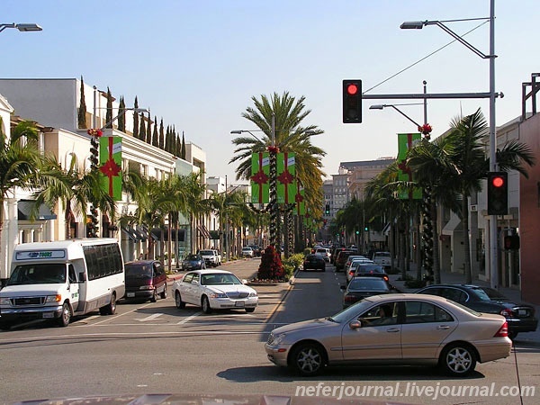 Los Angeles. Regent Beverly Wilshire Hotel. Rodeo Drive.