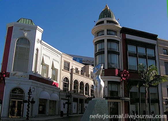 Los Angeles. Regent Beverly Wilshire Hotel. Rodeo Drive.