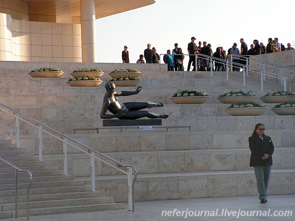 Los Angeles. Getty Center. Парк.