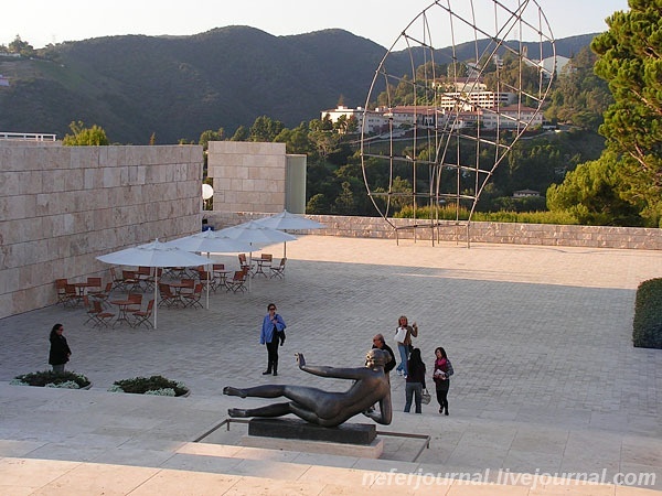 Los Angeles. Getty Center. Парк.