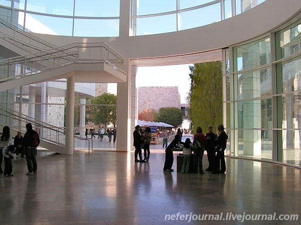 Los Angeles. Getty Center. Парк.