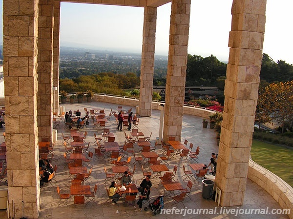 Los Angeles. Getty Center. Парк.