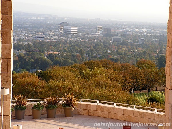 Los Angeles. Getty Center. Парк.