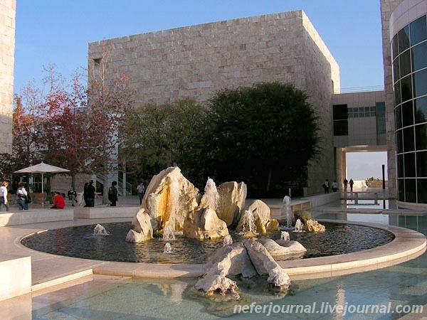 Los Angeles. Getty Center. Парк.