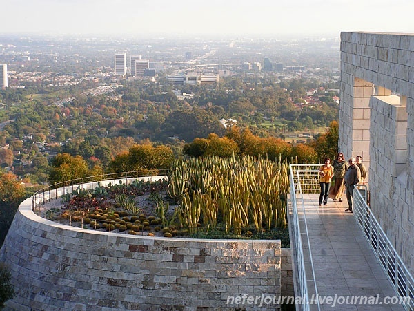 Los Angeles. Getty Center. Парк.