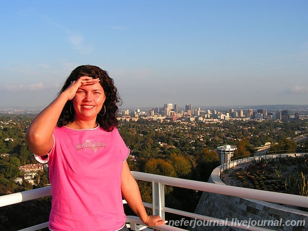 Los Angeles. Getty Center. Парк.