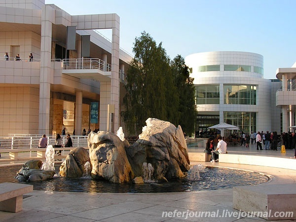 Los Angeles. Getty Center. Парк.