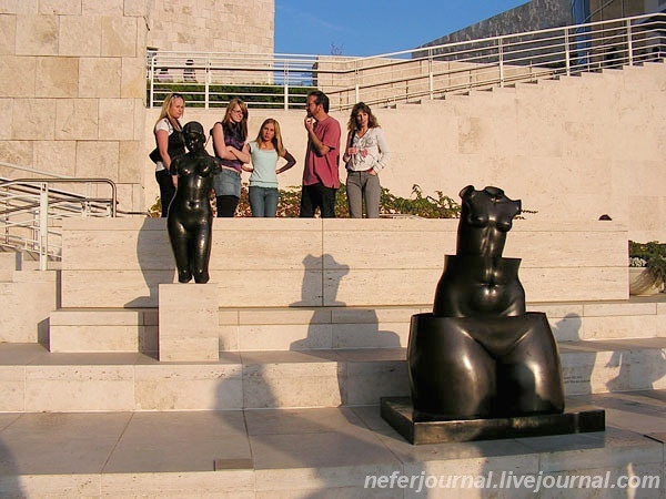 Los Angeles. Getty Center. Парк.