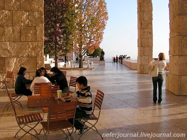 Los Angeles. Getty Center. Парк.