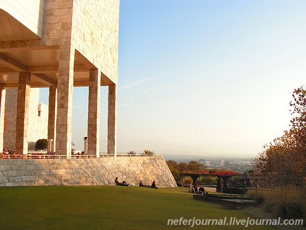 Los Angeles. Getty Center. Парк.