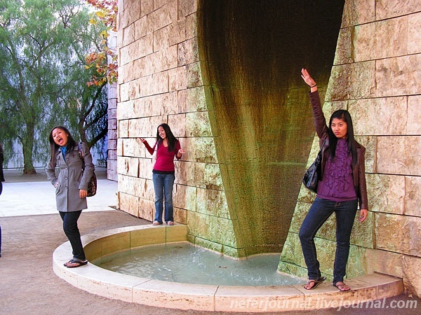 Los Angeles. Getty Center. Парк.