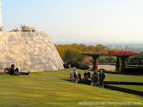 Los Angeles. Getty Center. Парк.