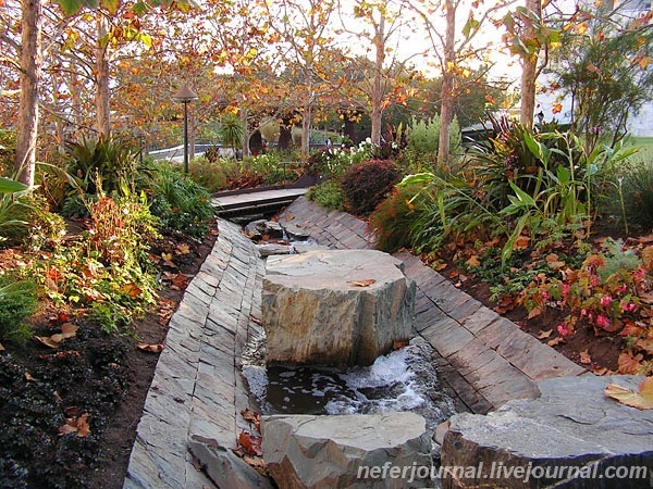 Los Angeles. Getty Center. Парк.