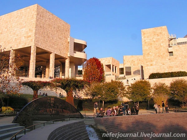 Los Angeles. Getty Center. Парк.