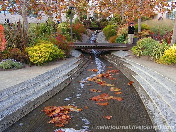 Los Angeles. Getty Center. Парк.