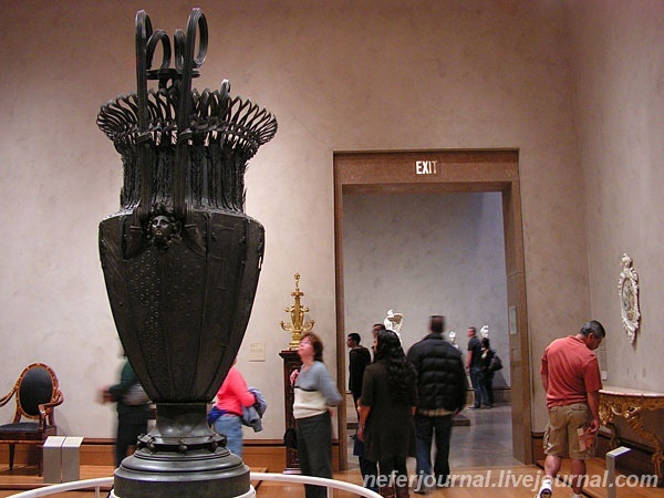 Los Angeles. Getty Museum. Внутри павильонов.