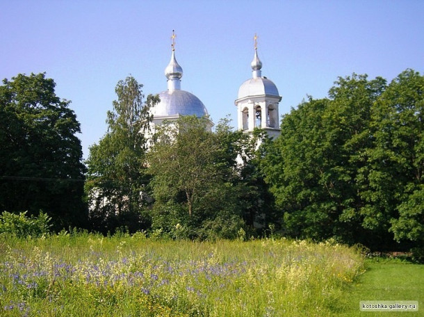 Селение Коростынь. Новгородская область. Россия.