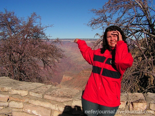 Grand Canyon. Первая обзорная точка.