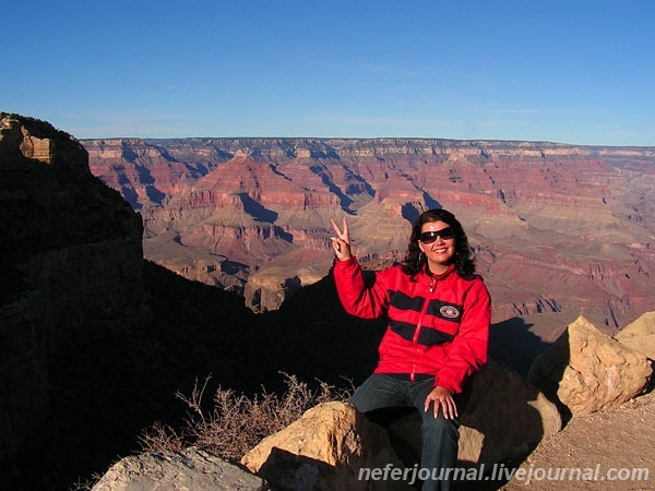 Grand Canyon. Первая обзорная точка.