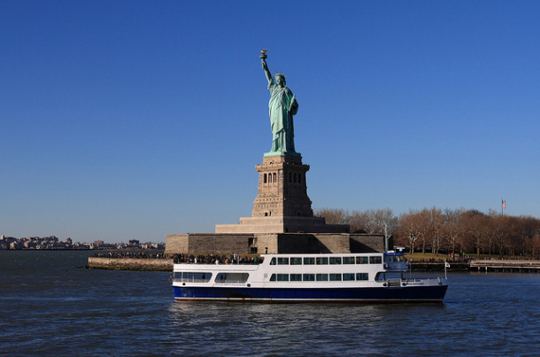 "Must see" в Нью-Йорке. Statue of Liberty.