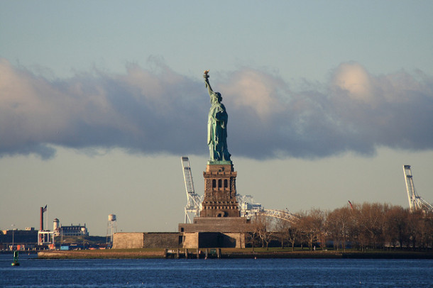 "Must see" в Нью-Йорке. Statue of Liberty.