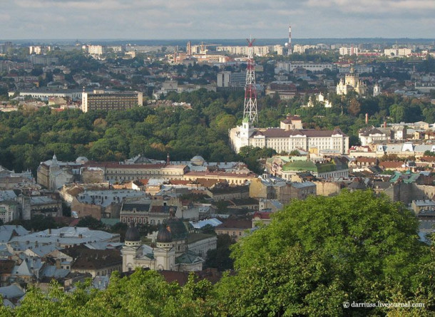 Старый Львов с Высокого Замка