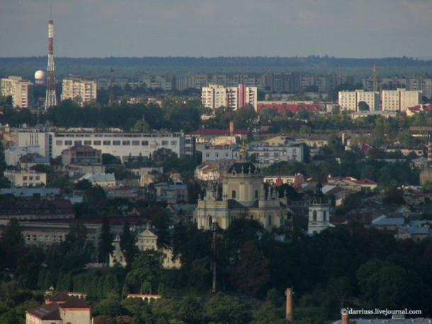 Старый Львов с Высокого Замка